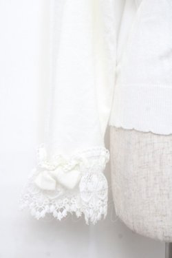 画像3: axes femme kawaii / レーシーフリルニットプル  白 Y-25-09-25-066-AX-TO-SZ-ZY