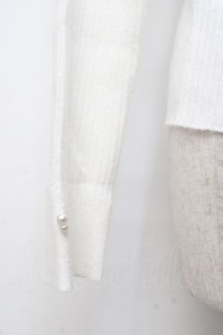 画像3: axes femme / ランダムパールデザインニット  白 Y-25-09-25-067-AX-TO-SZ-ZY