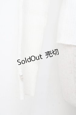 画像3: axes femme / ランダムパールデザインニット  白 Y-25-09-25-067-AX-TO-SZ-ZY