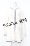 axes femme / フード付フレアニットカーディガン  生成り Y-25-09-25-080-AX-TO-SZ-ZY