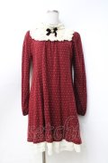 axes femme / スタンドブロッキングチュニ M アカ Y-25-09-25-088-AX-OP-SZ-ZY