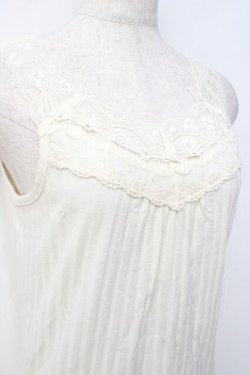 画像3: axes femme / レース使いタンク  生成り Y-25-09-25-009-AX-TO-SZ-ZY