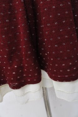 画像4: axes femme / スタンドブロッキングチュニ M アカ Y-25-09-25-088-AX-OP-SZ-ZY