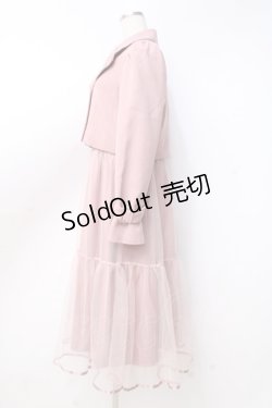 画像2: axes femme POETIQUE / 3WAYトレンチコート M ピンク Y-25-09-25-089-AX-CO-SZ-ZY