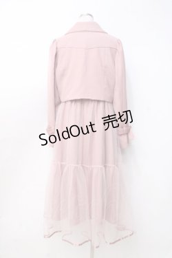 画像3: axes femme POETIQUE / 3WAYトレンチコート M ピンク Y-25-09-25-089-AX-CO-SZ-ZY