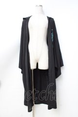 Deorart / フード付きプリントガウン  黒 Y-25-09-25-090-PU-TO-SZ-ZY