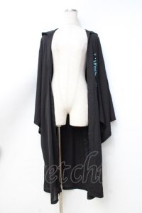 Deorart / フード付きプリントガウン  黒 Y-25-09-25-090-PU-TO-SZ-ZY