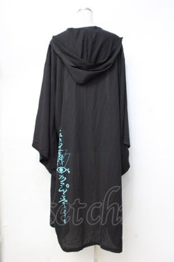 画像2: Deorart / フード付きプリントガウン  黒 Y-25-09-25-090-PU-TO-SZ-ZY