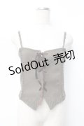 axes femme / リブカットソービスチェ M カーキ Y-25-09-25-011-AX-TO-SZ-ZY