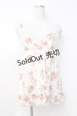 画像1: LIZ LISA / 花柄レースキャミワンピース  白 Y-25-09-25-092-LO-OP-SZ-ZY