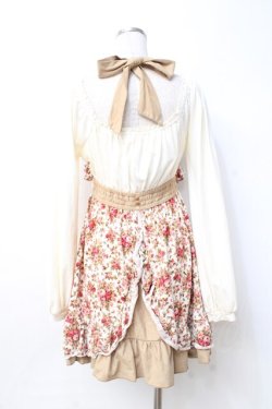 画像3: LIZ LISA / フラワーオフショルワンピース  生成り Y-25-09-25-093-LO-OP-SZ-ZY