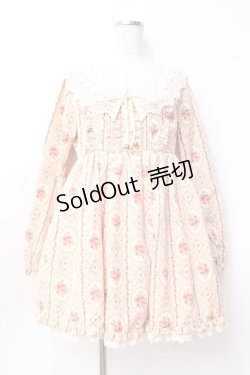 画像1: LIZ LISA / フラワーフレームワンピース  淡オレンジ Y-25-09-25-094-LO-OP-SZ-ZI