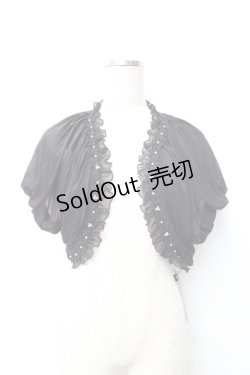 画像1: axes femme / シフォンカーデ  黒 Y-25-09-25-012-AX-TO-SZ-ZY
