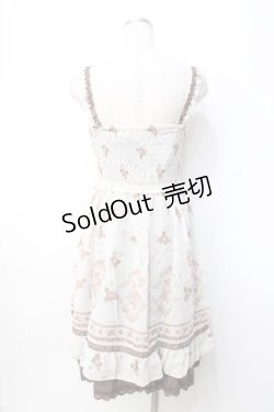 画像2: axes femme / ブーケ柄2WAYワンピース  生成り Y-25-09-25-100-AX-OP-SZ-ZY