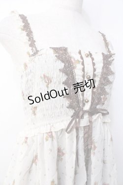 画像3: axes femme / ブーケ柄2WAYワンピース  生成り Y-25-09-25-100-AX-OP-SZ-ZY