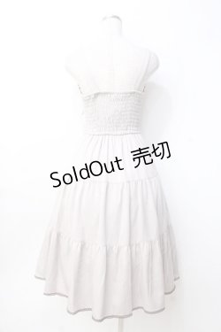 画像3: axes femme POETIQUE / スカラップ刺繍キャミワンピース  グレージュ Y-25-09-25-102-AX-OP-SZ-ZY