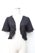 axes femme / フリルボレロ M 黒 Y-25-09-25-013-AX-TO-SZ-ZT0930A