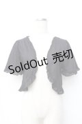 axes femme / フリルボレロ M 黒 Y-25-09-25-013-AX-TO-SZ-ZT303