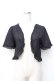 画像1: axes femme / フリルボレロ M 黒 Y-25-09-25-013-AX-TO-SZ-ZY (1)