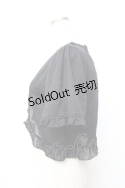 画像2: axes femme / フリルボレロ M 黒 Y-25-09-25-013-AX-TO-SZ-ZT303