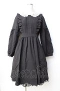 axes femme POETIQUE / エプロン風ワンピース  黒 Y-25-09-25-108-AX-OP-SZ-ZY