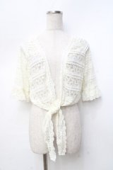 LIZ LISA / 総レースカーディガン  生成り Y-25-09-25-014-LO-TO-SZ-ZT285