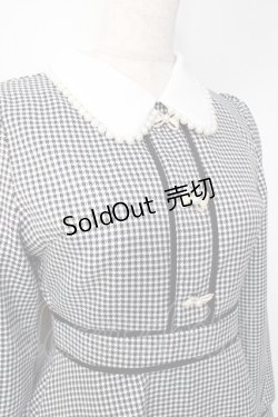 画像3: evelyn / 千鳥柄ワンピース  黒 Y-25-09-25-109-LO-OP-SZ-ZY