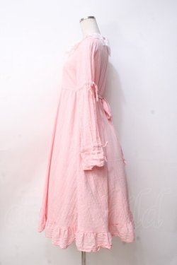 画像2: Cherirulu Chocola / 襟レースフリルワンピース  ピンク Y-25-09-25-111-LO-OP-SZ-ZY