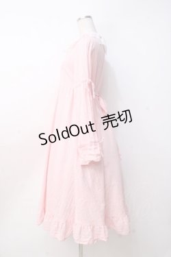 画像2: Cherirulu Chocola / 襟レースフリルワンピース  ピンク Y-25-09-25-111-LO-OP-SZ-ZY