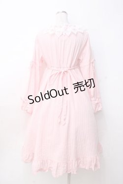 画像3: Cherirulu Chocola / 襟レースフリルワンピース  ピンク Y-25-09-25-111-LO-OP-SZ-ZY