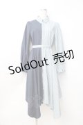 axes femme / バイカラー長袖ワンピ  紺 Y-25-09-25-113-AX-OP-SZ-ZI