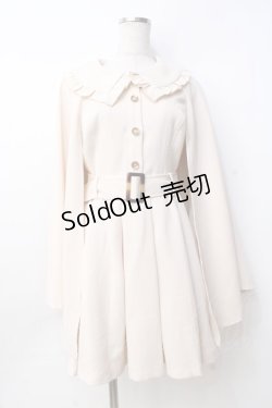 画像1: axes femme POETIQUE / スリット袖風ノースリワンピ  生成り Y-25-09-25-117-AX-OP-SZ-ZY