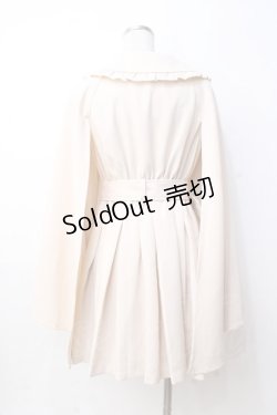 画像2: axes femme POETIQUE / スリット袖風ノースリワンピ  生成り Y-25-09-25-117-AX-OP-SZ-ZY