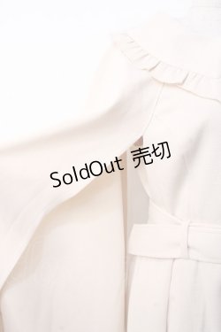 画像4: axes femme POETIQUE / スリット袖風ノースリワンピ  生成り Y-25-09-25-117-AX-OP-SZ-ZY