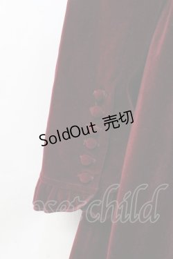 画像4: axes femme kawaii / クラシカルベロアワンピース  ワイン Y-25-09-25-120-AX-OP-SZ-ZY