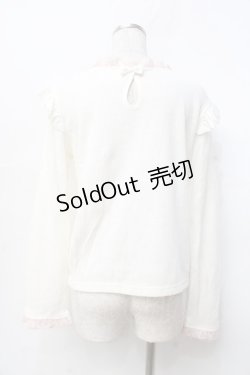 画像2: LIZ LISA / ローズ刺繍リブトップス 0 オフ×ピンク Y-25-09-25-122-LO-TO-SZ-ZI