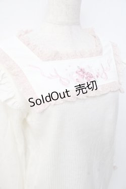 画像3: LIZ LISA / ローズ刺繍リブトップス 0 オフ×ピンク Y-25-09-25-122-LO-TO-SZ-ZI