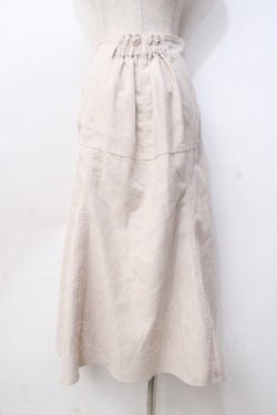 画像2: axes femme POETIQUE / コーデュロイマーメイドスカート M ベージュ Y-25-09-25-123-AX-SK-SZ-ZY