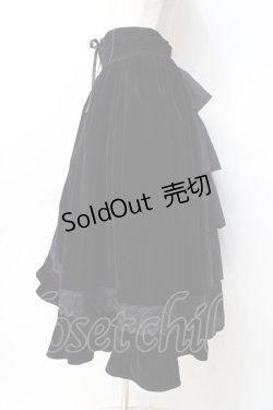 画像2: axes femme kawaii / ベルベットドールスカート  黒 Y-25-09-25-124-AX-OP-SZ-ZY