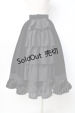 画像3: axes femme kawaii / ベルベットドールスカート  黒 Y-25-09-25-124-AX-OP-SZ-ZY