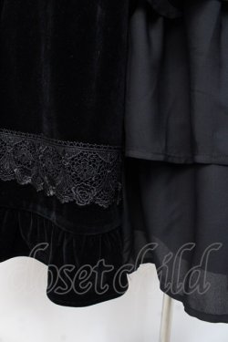 画像4: axes femme kawaii / ベルベットドールスカート  黒 Y-25-09-25-124-AX-OP-SZ-ZY