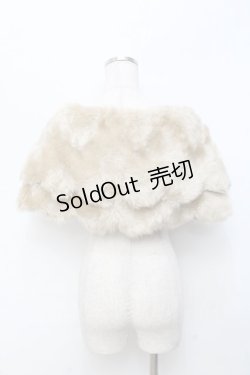 画像2: Jane Marple / スカラップファーケープ  ベージュ Y-25-09-25-002-JM-PA-SZ-ZY