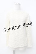 axes femme / 総レースプルオーバー M 生成り Y-25-09-25-018-AX-TO-SZ-ZI