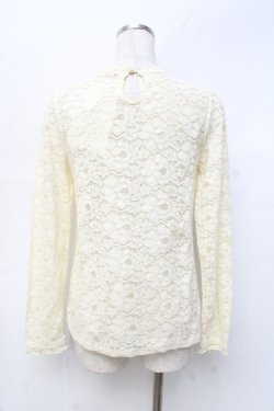 画像2: axes femme / 総レースプルオーバー M 生成り Y-25-09-25-018-AX-TO-SZ-ZY