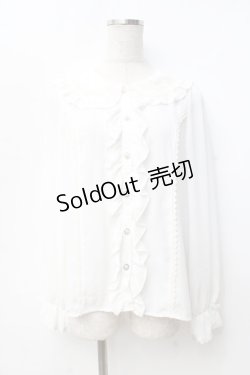 画像1: axes femme kawaii / ローズレースブラウス  生成り Y-25-09-25-024-AX-BL-SZ-ZI