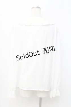 画像2: axes femme kawaii / ローズレースブラウス  生成り Y-25-09-25-024-AX-BL-SZ-ZI