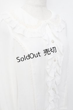 画像3: axes femme kawaii / ローズレースブラウス  生成り Y-25-09-25-024-AX-BL-SZ-ZI