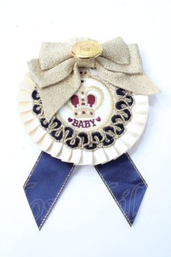 画像1: BABY,THE STARS SHINE BRIGHT / Royal Kingdom 王冠ロゼッタ  紺 Y-25-09-29-044-BA-ZA-SZ-ZY