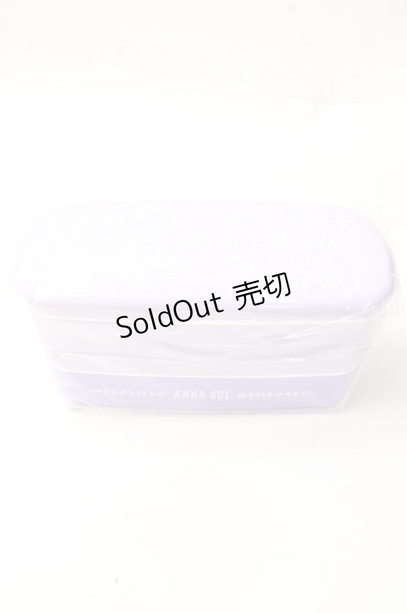画像1: 【SALE】ANNA SUI / お弁当箱  ラベンダー Y-25-09-29-049-PU-ZA-SZ-ZT488 (1)
