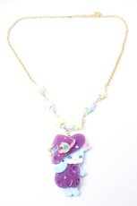 画像3: Angelic Pretty / Little Witchはにかみベアーネックレス  サックス Y-25-09-29-004-AP-AC-SZ-ZS (3)